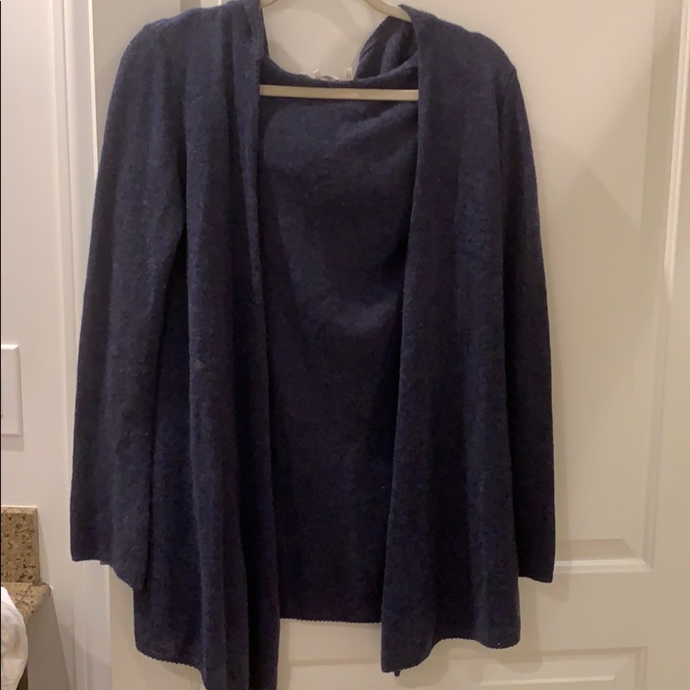 Blue Cashmere Sweater w/ hood!
